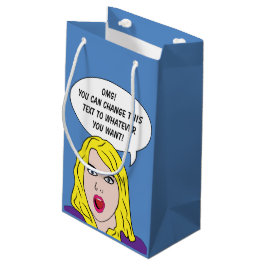 FUNNY RETRO VROUWENDOSSIER KLEIN CADEAUZAKJE