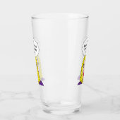 FUNNY RETRO WOMAN aangepaste tekst Glas (Links)