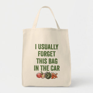 Funny Reused Grocery Shopping Bag Tote Bag