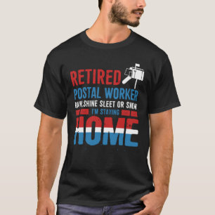 Funny Revermoede Postal Worker Mailman Retirement T-shirt