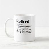 Funny Revermoeide definitiehond mama en Paw-liefhe Koffiemok (Links)