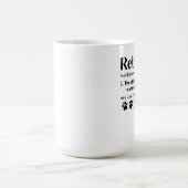 Funny Revermoeide definitiehond mama en Paw-liefhe Koffiemok (Center)