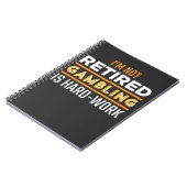 Funny Revermoeide Gambler Casino Slot Machine Play Notitieboek (Linkerzijde)