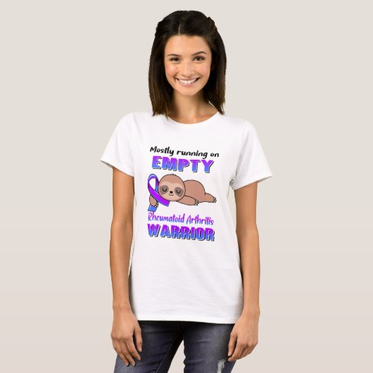 Funny Rheumatoid Artritis Bewustheid Geschenken T-shirt (Voorkant volledig)