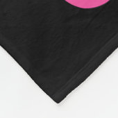 Funny Rhino Save Chubby Unicorns Animal Rights Fleece Deken (Hoek)