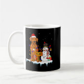 Funny Rhodesian Ridgeback Dog Christmas Snowman Xm Koffiemok (Links)
