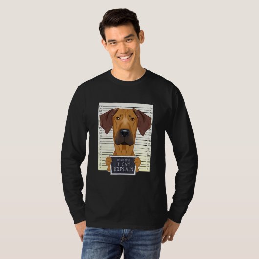 Funny Rhodesian Ridgeback Mam I Rhodesian Ridgebac T-shirt (Voorkant volledig)