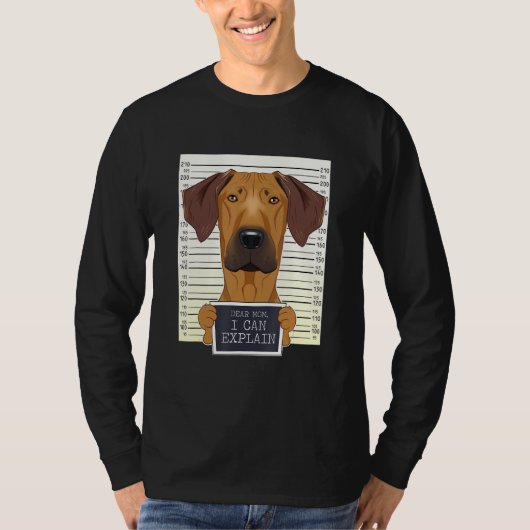 Funny Rhodesian Ridgeback Mam I Rhodesian Ridgebac T-shirt (Voorkant)