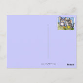 Funny Rhymes Chinchilla Love Briefkaart (Achterkant)