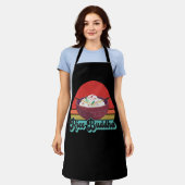 Funny Rice Buddha Sunset Retro Gift Schort (Gedragen)
