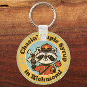 Funny Richmond Gift for Maple Lovers Sleutelhanger (Voorkant)