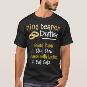 FUNNY RING BEARER TATIES Cute Wedding Gift T-shirt