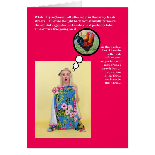 Funny Risqué Humor Joke Valentijnsdag Kaart (Voorkant)