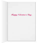Funny Risqué Joke Pinup Girl Valentine's Day Card (Binnen (Rechts))