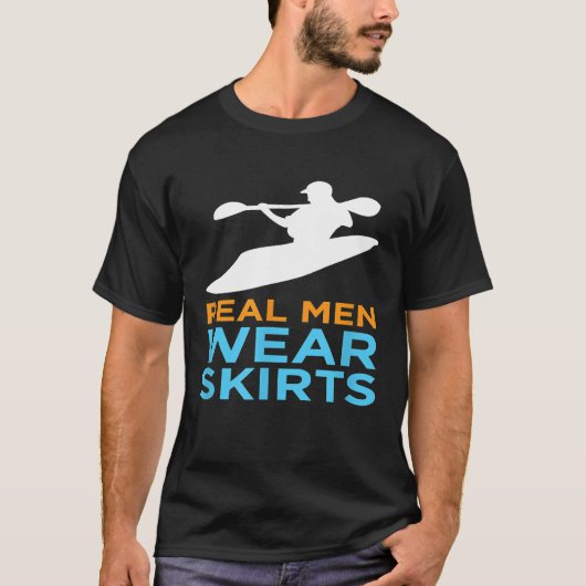 FUNNY river kayaking to shirt - Real Mannen Draag  (Voorkant)