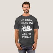 Funny River Rafting Drink vrienden van Beer T-shirt (Voorkant volledig)
