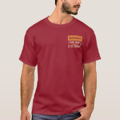 Funny Road Paving Warning Construction Quote T-shirt (Voorkant)