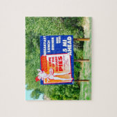 Funny Road signaleert ho-Made Pies Legpuzzel (Verticaal)