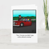 Funny Road Trip Bon Voyage Humor Card Kaart (Voorkant)