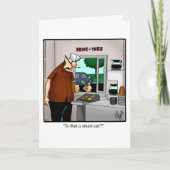 Funny Road Trip Bon Voyage Kaart (Voorkant)