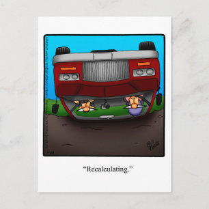 Funny Road Trip Humor Briefkaart