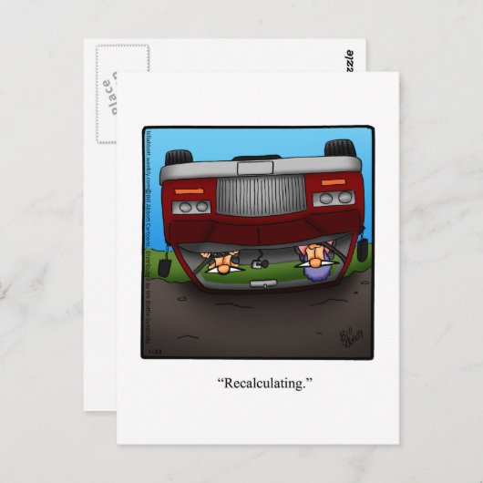 Funny Road Trip Humor Briefkaart (Voorkant / Achterkant)