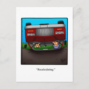 Funny Road Trip Humor Briefkaart