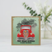 Funny Roadkill Party Invitation Kaart (Staand voorkant)