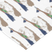 Funny roadrunner bird cartoon illustration tafelkleed (Gekanteld)