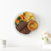 Funny Roast Beef Dinner Clock Grote Klok (Huis)