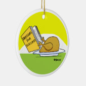 Funny Roast Turkey Kerstboom Ornament (Rechts)