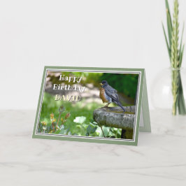 Funny Robin Birthday-kaart Feestdagen Kaart