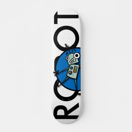FUNNY ROBOT GRAPHIC SKATEBOARD (Voorkant)