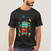 Funny Robot Juggling Tools Robots T-shirt (Voorkant)