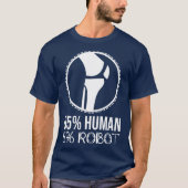 Funny Robot Knee Replacement Surgery Recovery Hosp T-shirt (Voorkant)