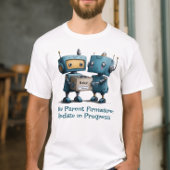 Funny Robot Parents Baby Aankomst Shirt