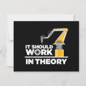 Funny Robotics Art for Men Kinder Robot Robotics E Feestdagenkaart (Voorkant)