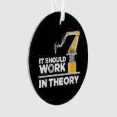 Funny Robotics Art for Men Kinder Robot Robotics E Ornament (voorkant)