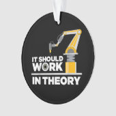 Funny Robotics Art for Men Kinder Robot Robotics E Ornament (voorkant)