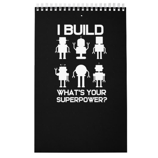 Funny Robotics Engineer Build Robots Lover Gift Kalender (Hoes)