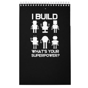 Funny Robotics Engineer Build Robots Lover Gift Kalender