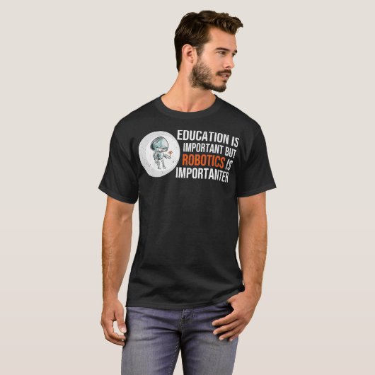 FUNNY ROBOTICS Robots Tech Engineer Gift  T-shirt (Voorkant volledig)
