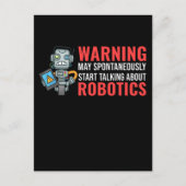 Funny Robots Quote Boys Girls Robot Briefkaart (Voorkant)