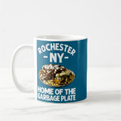 Funny Rochester Ny Garbage Plate Gift Cool New Yor Koffiemok (Links)