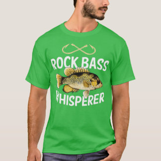 Funny Rock Bass Vist zoetwatervis T-shirt
