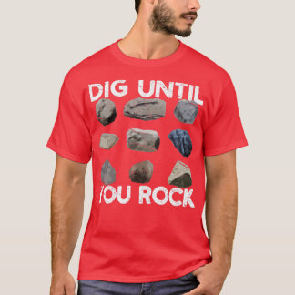 Funny Rock jaagt Geologe tot jij Rock2 T-shirt