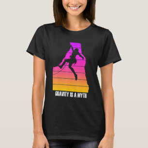 Funny Rock klimmen voor Mannen die op rotsen klimm T-shirt