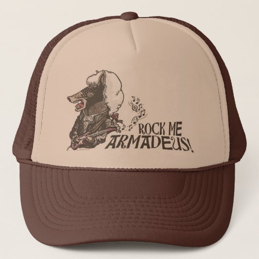 Funny Rock Me Armadeus Gear Trucker Pet (Voorkant)