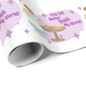 Funny Rock My World Cadeaupapier (Rol Hoek)