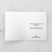 Funny Rock Pun Joke Humor Cute Mam Moederdag Bedankkaart (Binnen)